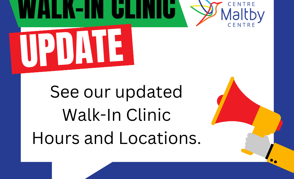 Maltby centre - maltby centre walk-in clinic update - 2024 ads 1
